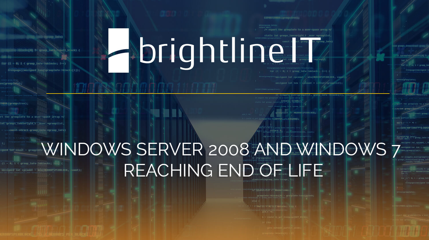 Windows Server 2008 and Windows 7 Reaching End of Life